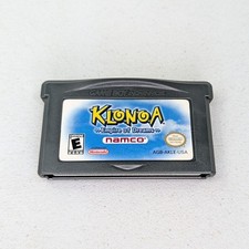 Nintendo Gameboy Advance KLONOA Empire of Dream (GBA, 2001) Namco Tested