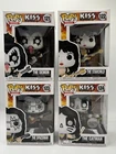 Funko Pop Rocks KISS Set of 4 The Demon The Starchild The Spaceman & The Catman