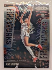 Kiki Iriafen | 2025 Panini Prizm WNBA #13 Fireworks | Washington Mystics