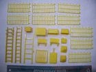 23 RARE MARX WW11 YELLOW IWO JIMA NAVARONE 1/32 54MM 60MM PLAYSET