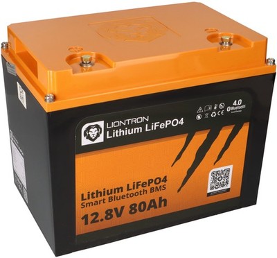 LIONTRON LiFePO4 Akku 12,8V 80Ah LX Smart BMS mit Bluetooth