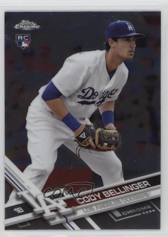 2017 Topps Chrome Cody Bellinger #79 Rookie RC oh8