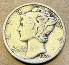 1929-D Mercury Dime, Fine  Grade.
