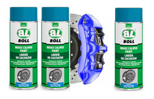 3x 400ml Bremssattellack BLAU Spray Bremsen Tuning +230�C BOLL 001115