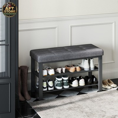 Three Posts Amsterdam 8 Pair Shoe Storage Bench