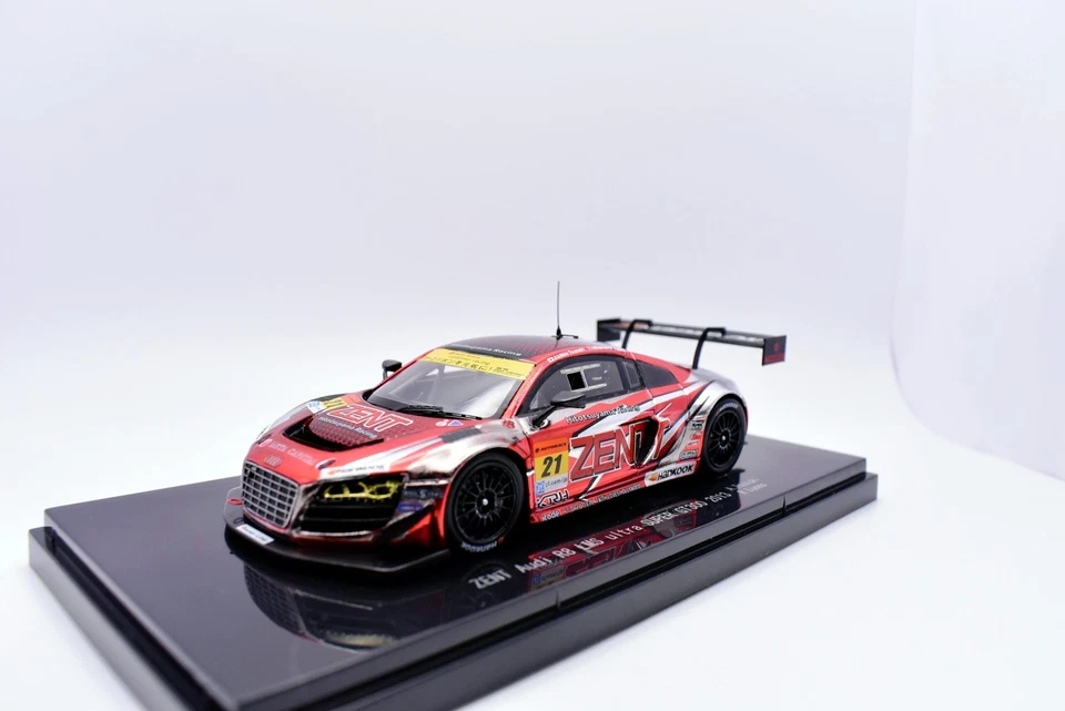 Modellini auto Racing scala 1:43 Audi R8 LMS ultra Super GT300 Ebbro modellismo - Immagine 3 di 4