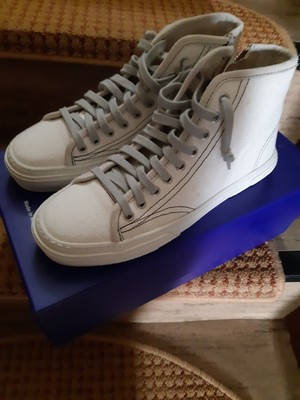 P448 Sneaker, neuwertig, Größe 38, weiß glänzend