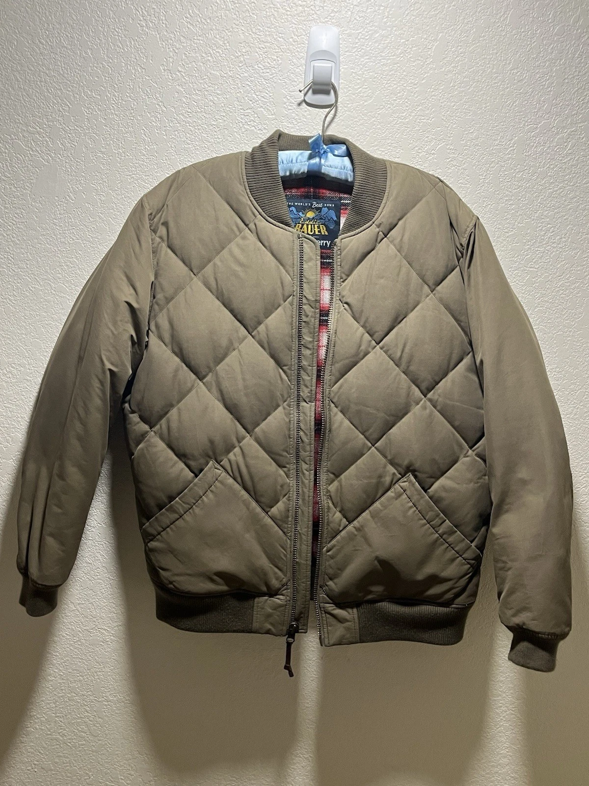Eddie Bauer x Huckberry The Skyliner Waxed Jacket - Size L- Khaki image 1