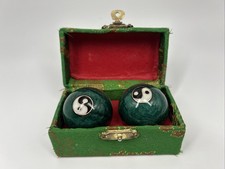 Vintage Chinese Meditation Exercise Balls Oriental Baoding Stress Relief Chime