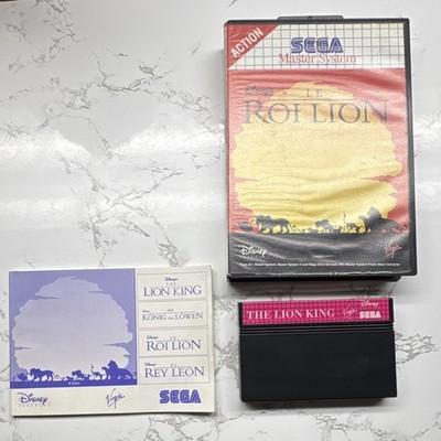 Sega Master System Le Roi Lion The Lion King PAL GAME MINT CARTRIDGE