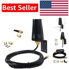 High-Gain 4G LTE SMA Antenna, Waterproof Essential for Cellular Cameras