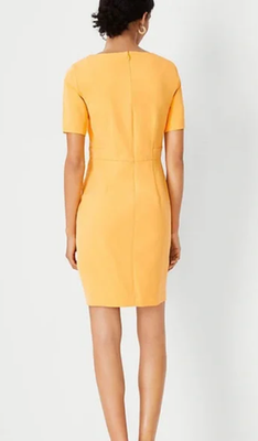 satin dress women Duntery Mermaid One Shoulder Sleeveless Ruched Dress, Marigold