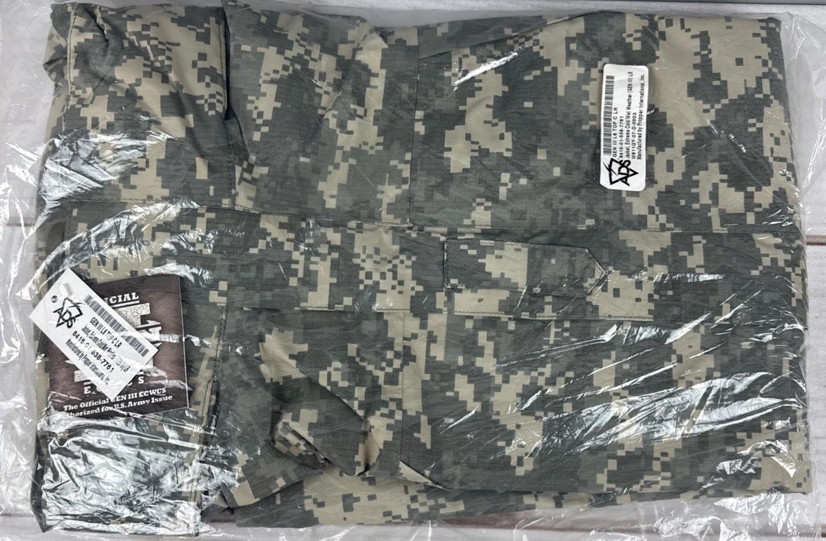 New ECWCS Gen III Level 6 Extreme Cold/Wet Weather Jacket Sz Large