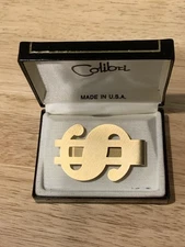 Vintage Colibri Dollar Sign Money Clip Made In USA