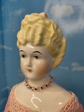 19" Vintage China Doll, Great Dress