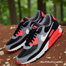 Nike Air Max 90 PRM Shoes "Carbon Fiber" Black HM9432-001 Men's Sizes NEW