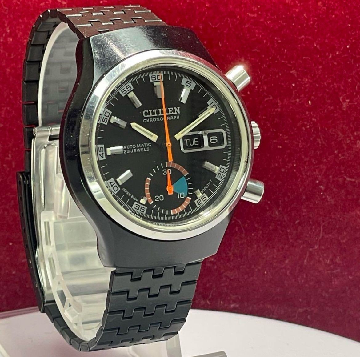 Citizen Challenge Timer Blackie Automatic Watch U… - image 3