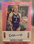 Dearica Hamby Panini Pink Pulsar Prizm Signed 13/35 SSP 2025 WNBA