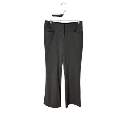 Express Editor wide leg career dress pants wide leg gray w/ pockets size 0S