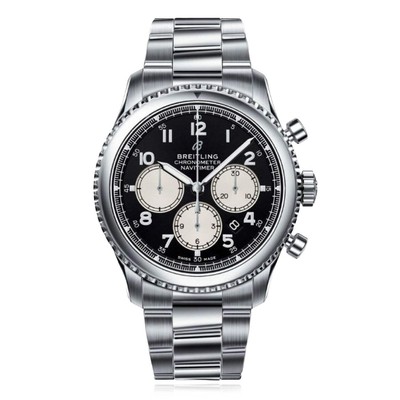 NEW Breitling Navitimer 8 AB0117131B1A1 Black 43MM Stainless Steel Men's Watch