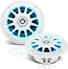 6.5 Inch Marine Boat Stereo Speakers - 200 Watts per pair, Coaxial, 2 Way, Fu...