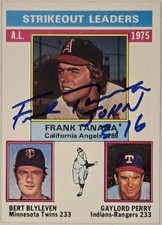1975 AL Strikeout Leaders (Frank Tanana / Bert Blyleven / Gaylord Perry)