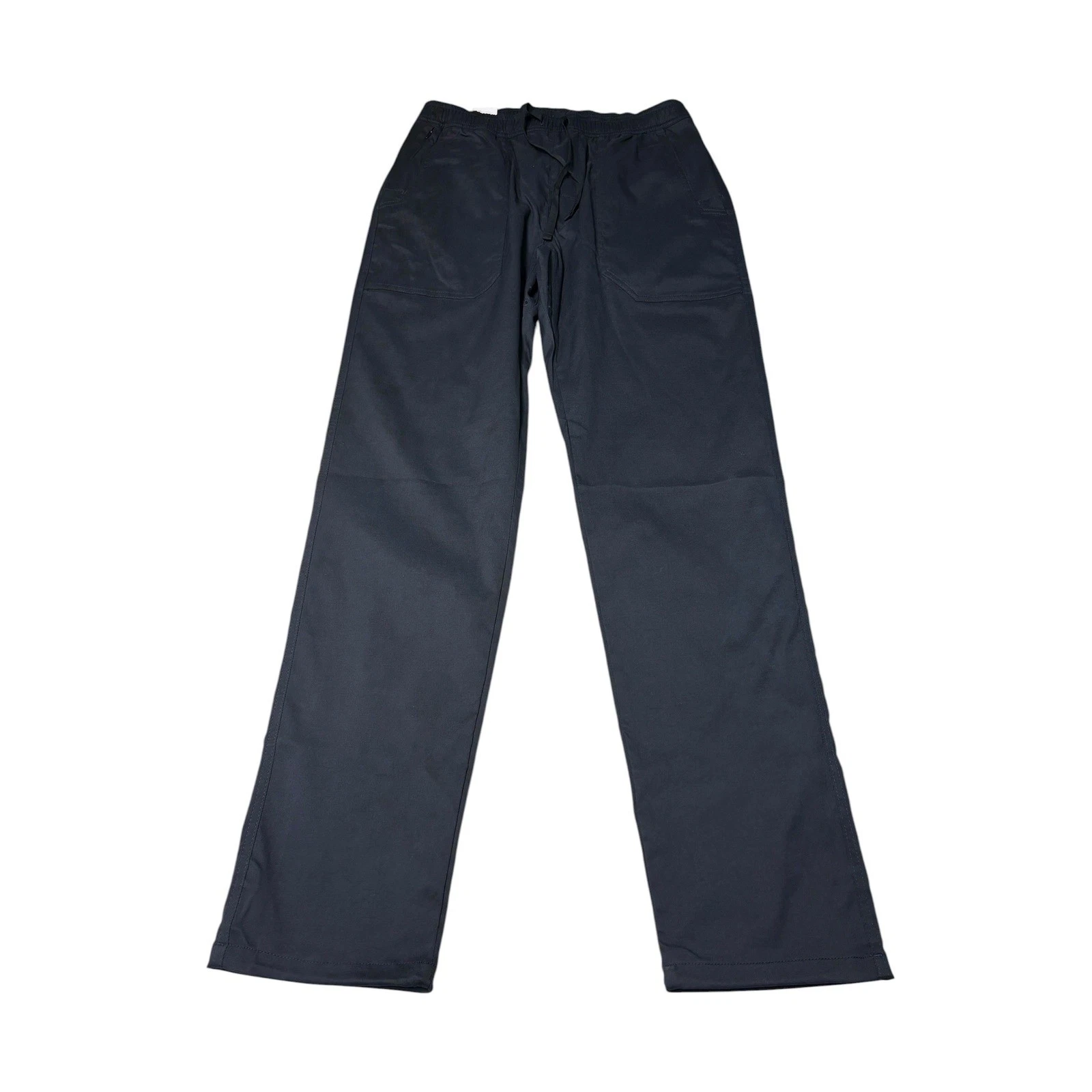 NWT Prana Mens Standard-Tapered Stretch Pants Black Recycled Nylon M W31 L34