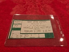 VINTAGE CONCERT TICKET STUB FOR KENNY WAYNE SHEPHERD FEB 2 1999 KNOXVILLE CIVIC