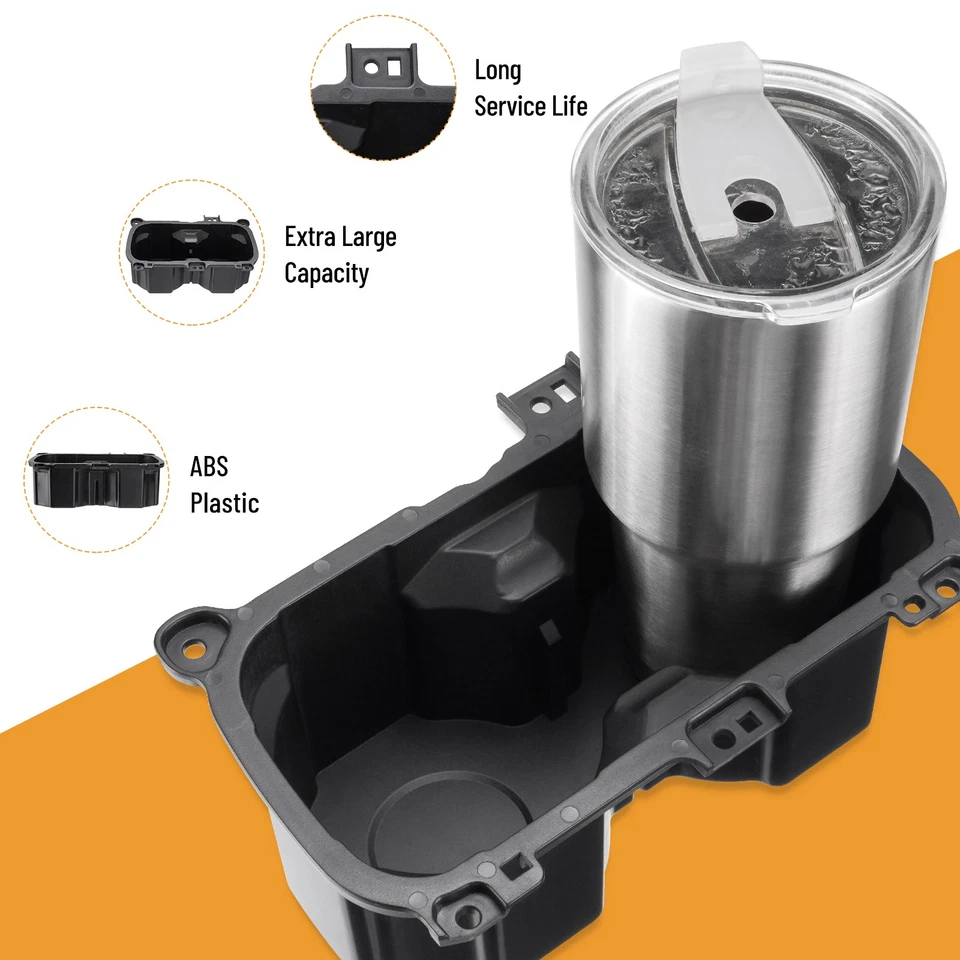 Portavasos insertable de gran tamaño para Toyota Tacoma 2016-2023 consola central taza EE. UU. Foto 4 de 4