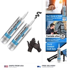 2-pack Polyurethane Seam Sealer Black Paintable Auto Body Panel Gaps Joints