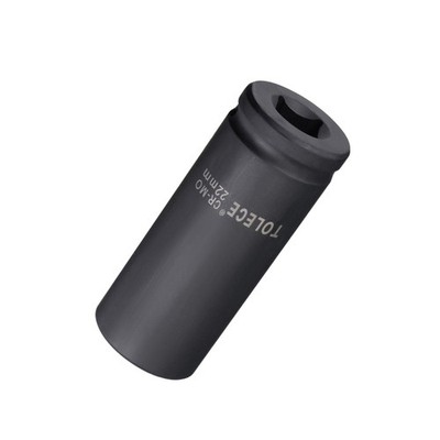 1/2'' Drive 22mm 12 Point Deep Impact Socket 78mm Length Metric CR-MO Steel