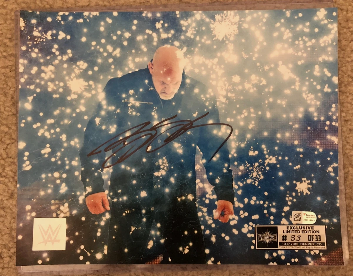 WCW Goldberg フォトフレーム 額装写真 Goldberg WCW フォトフレーム