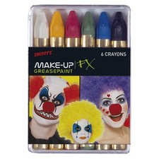 Smiffys Karneval Schminke Crayons (US) Einheitsgröße Mehrfarbig