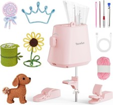 Yocrefun Automatic I-Cord Knitting Machine, Electric iCord Maker Tool, i-Cord Kn