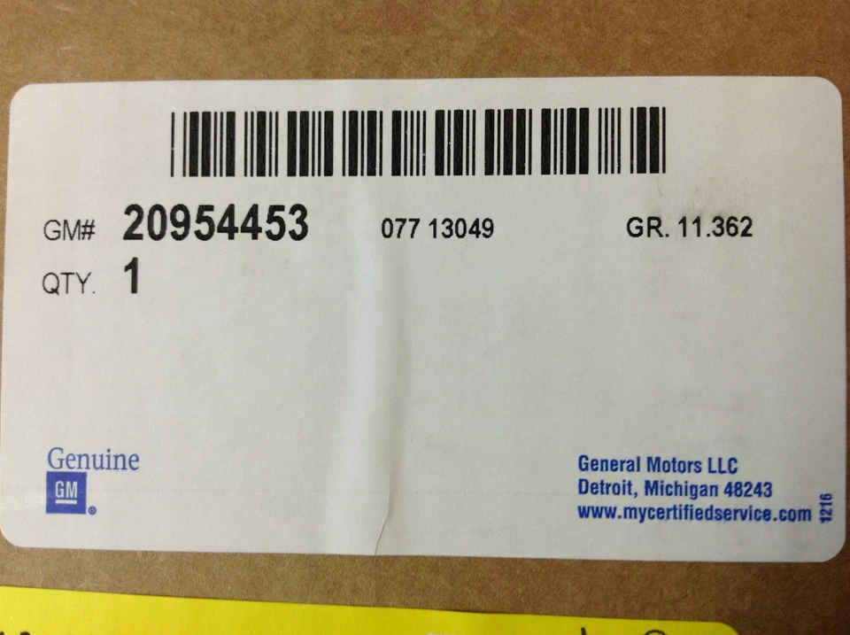 06-11 Cadillac DTS Buick Lucerne LH Asiento del conductor Bronceado Cojín Lateral ESCUDO nuevo OEM Foto 4 de 4