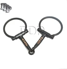 5 inch D Ring Snaffle Bit With Copper Rollers, BT-005