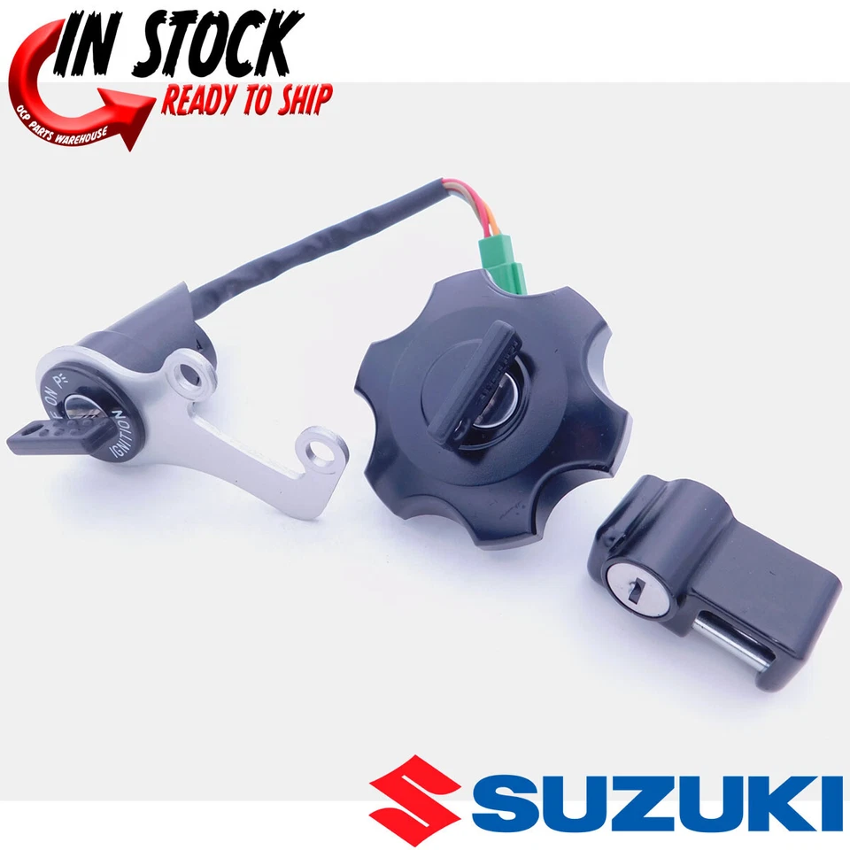 Suzuki Ignition Key Switch Gas Cap Lock Set 07-2024 DRZ400 SM Genuine Suzuki OEM - Image 1 of 4