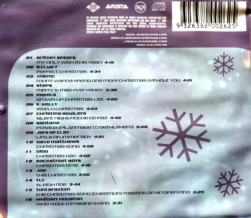 Platinum Christmas - CD, VG - Picture 2 of 2