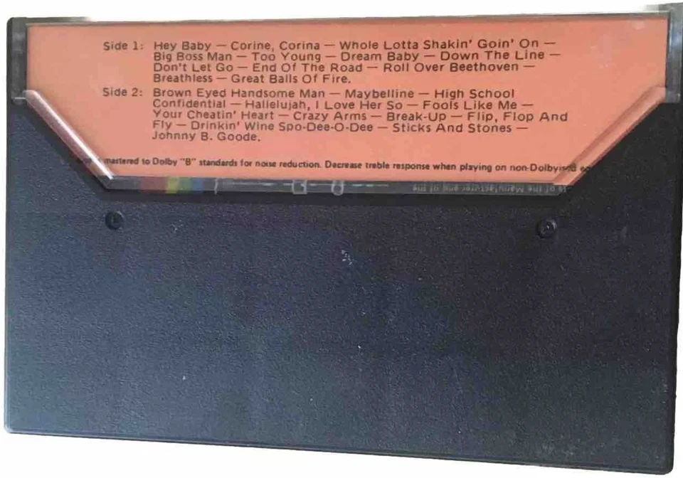 Jerry Lee Lewis 1979 Cassette Tape Extra Long Play ELP Double Deluxe Like New - Image 3 of 4