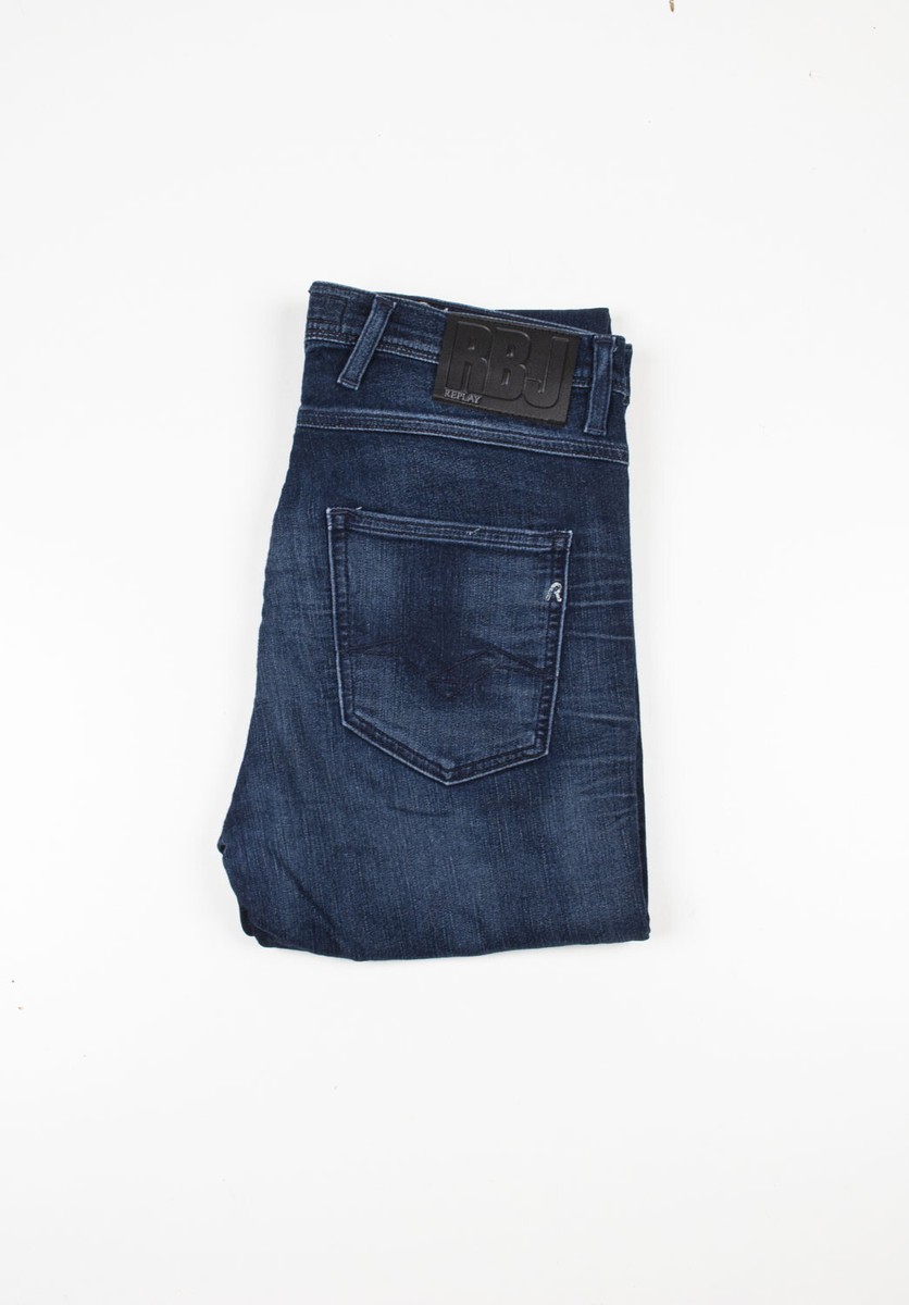 1147 Replay Sephar Dark Blue Jeans size 31/34 Australia
