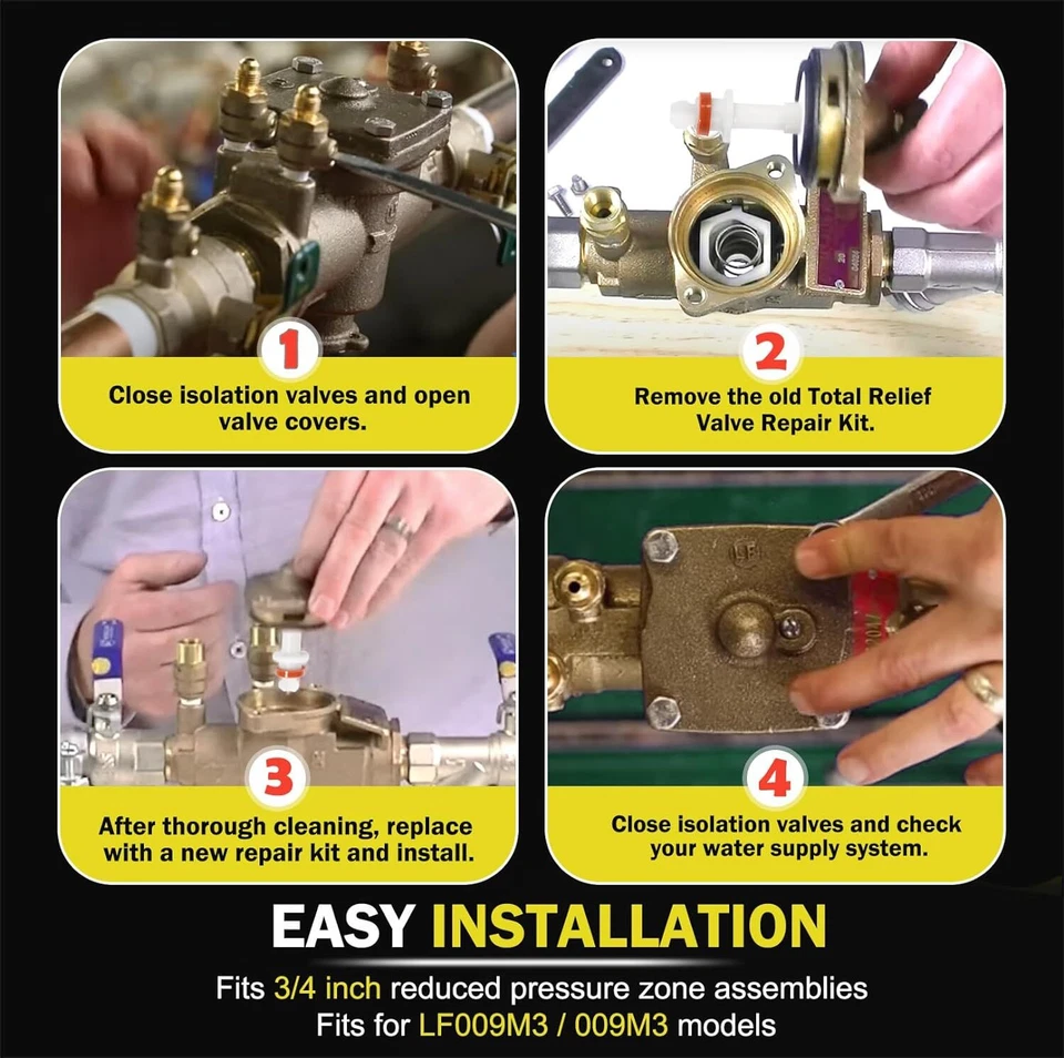 for Watts 009M3 3/4" Total Relief Valve Repair Kit 0888524 888524 RK 009M3 VT - Image 3 of 4