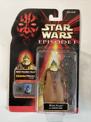 Hasbro Star Wars Episode 1 Phantom Menace Boss Nass Action Figure Sealed