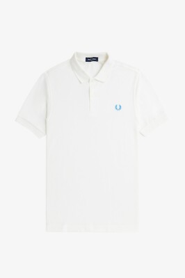   Fred Perry Polo M6000 Herren V38-Schneeweiß/Ozean Neu SS24
