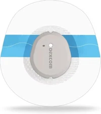 Dexcom G7 Adhesive Patches Waterproof, 55 Pack Premium With Hole, Blue 