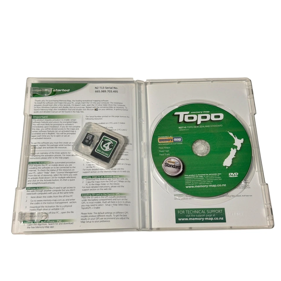 Topo4GPS New Zealand Topo Map PC Mac Garmin GPS - Image 2 of 4