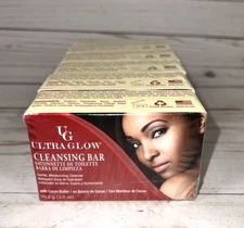 Ultra Glow Cleansing Bar w/ Cocoa Butter  Soap 3.5oz ( 6 Bars)
