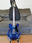 Beautiful Epiphone Dot Deluxe Blue Berry Burst Semi- Holowbody Electric Guitar