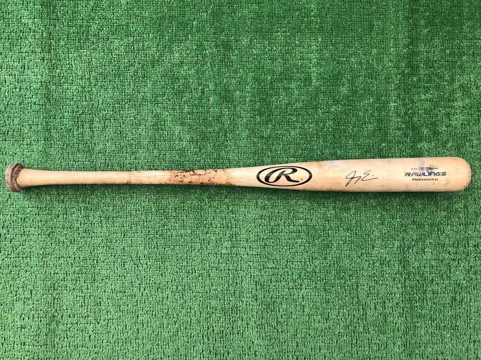 OAKLAND A’S JEREMY EIERMAN AUTOGRAPHED GAME USED BASEBALL BAT eBay
