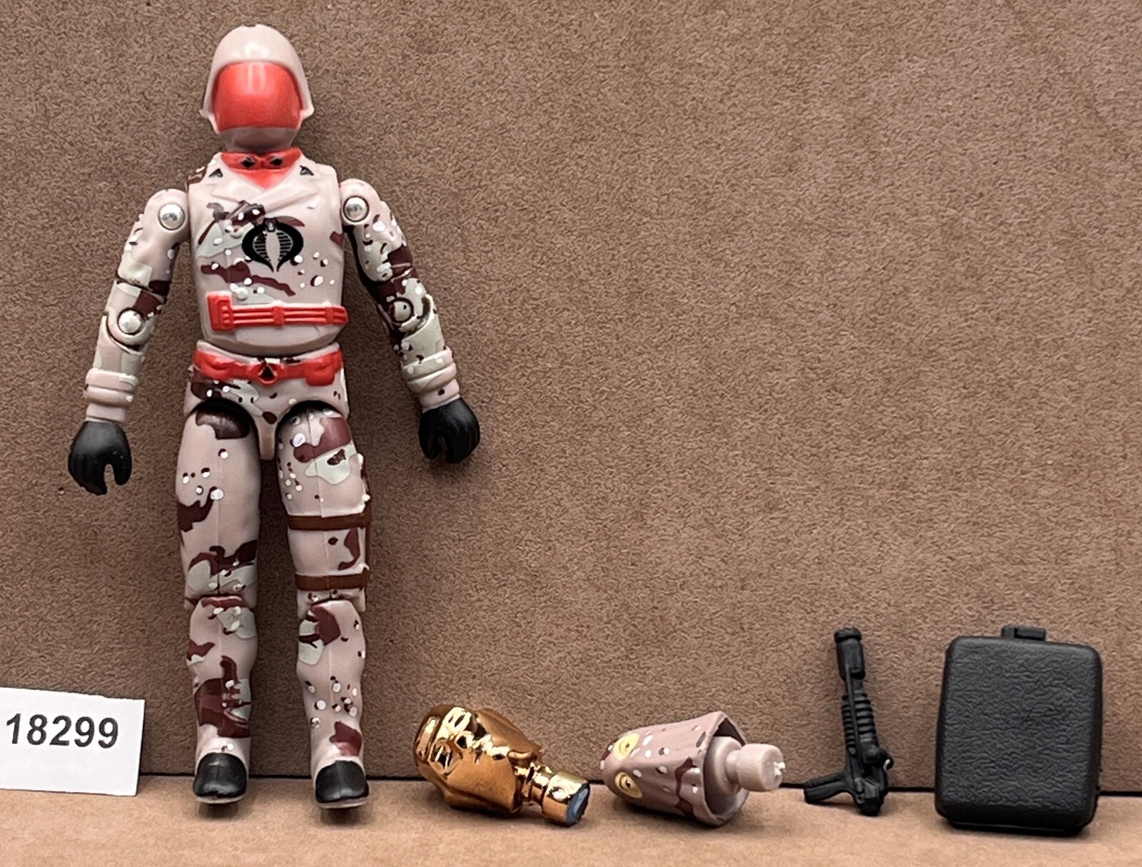 BLACK MAJOR CUSTOM DESERT COMMANDER G.I. Joe 3.75