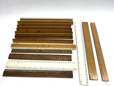 Vintage Drafting Rulers Lot Of 15 Keuffel & Esser, Dietzgen Made in USA